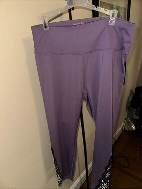 Nanette Lepore Plum Purple High-Waist Leggings